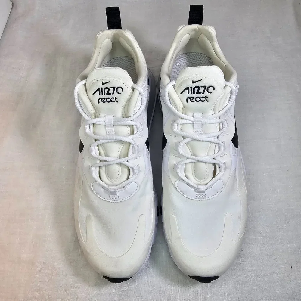 Nike Air Max 270 React Lightweight Sneaker US 10 CI3899-101 - Picture 4 of 10